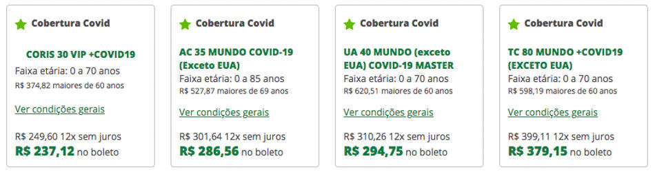 Preços de seguro viagem para o Chile na pandemia