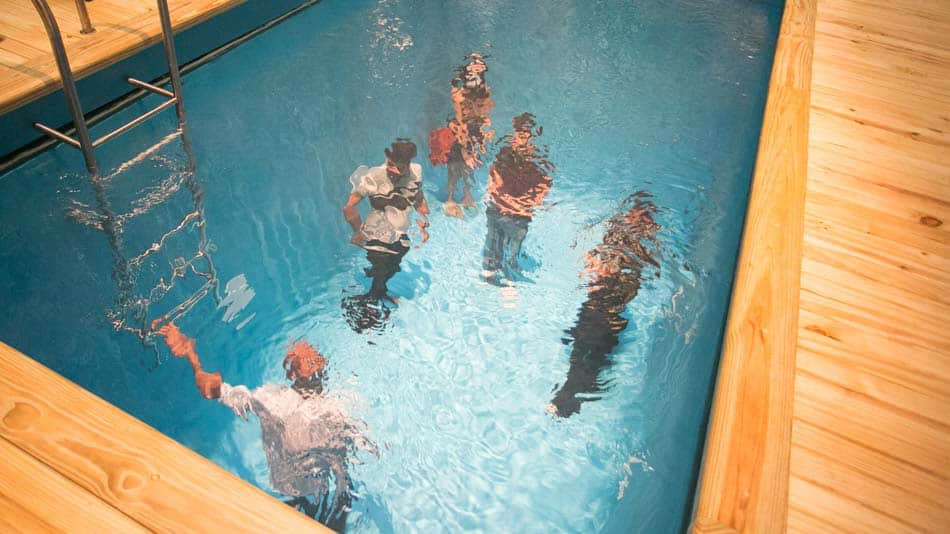 'Swimming Pool', obra de Leandro Erlich no CCBB SP