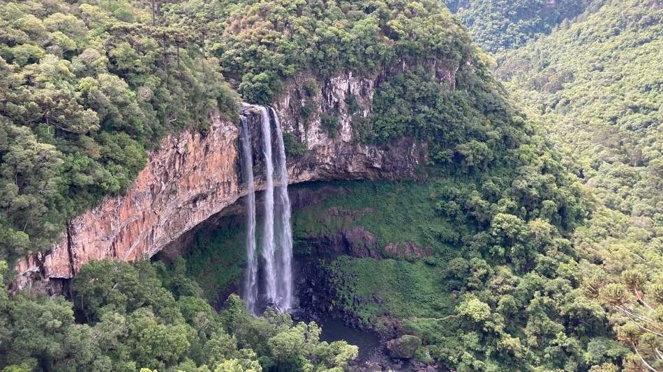 O que fazer em Gramado e Canela: Cascata do Caracol