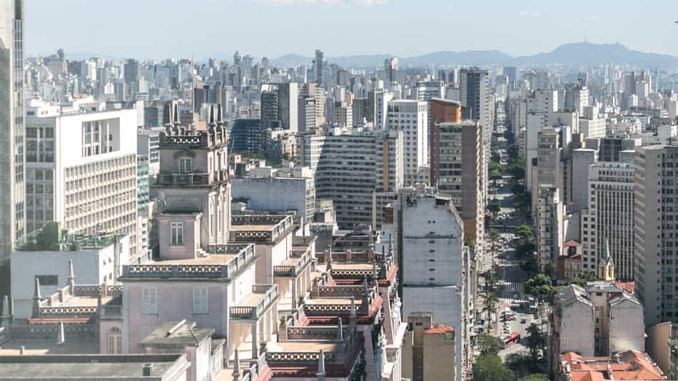 Vista do Mirante do Farol Santander