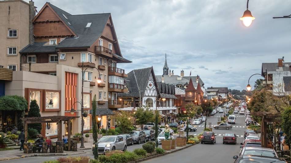 Avenida Borges de Medeiros em Gramado