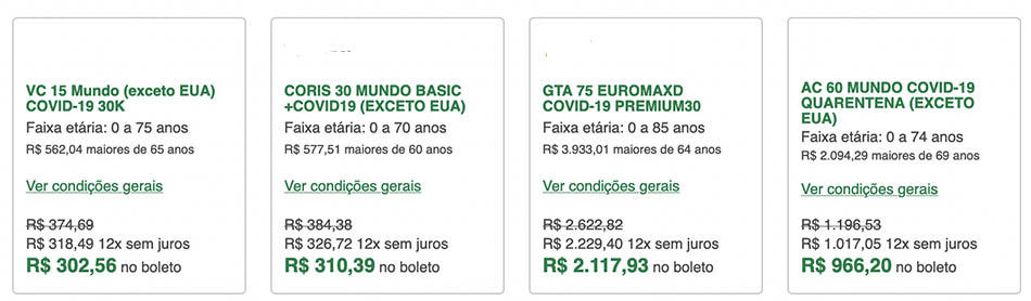 Preços seguro viagem para o Catar