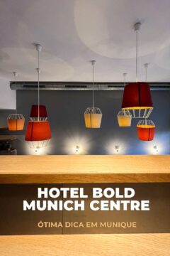 O descolado hotel Bold Munich Centre é uma dica de hospedagem com ótimo custo-benefício e localização no centro de Munique, na Alemanha.