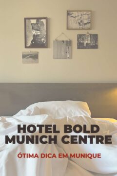 O descolado hotel Bold Munich Centre é uma dica de hospedagem com ótimo custo-benefício e localização no centro de Munique, na Alemanha.