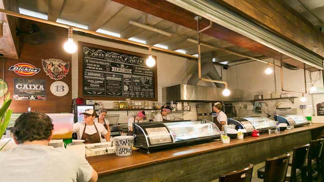 Comedoria Gonzalez no Mercado Municipal de Pinheiros em SP