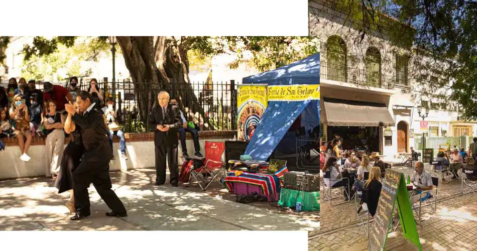 Tango na Feira de San Telmo em Buenos Aires