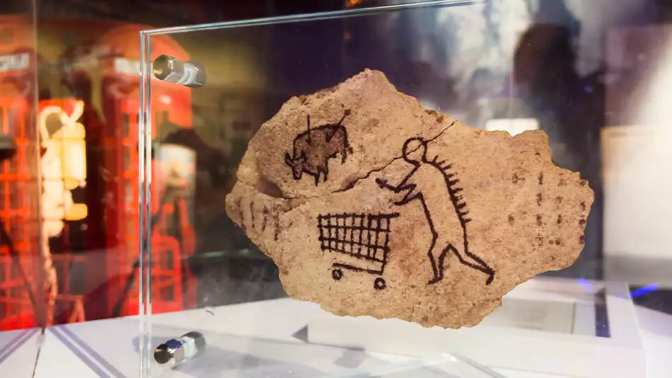 Peckham Rock, obra na exposição de Banksy em SP