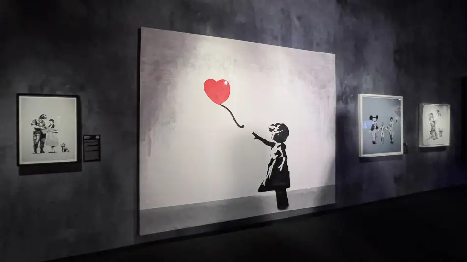 Girl with Ballon: obra da exposição de Banksy em SP