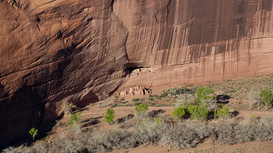 Ruínas no Canyon de Chelly, na Navajo Nation