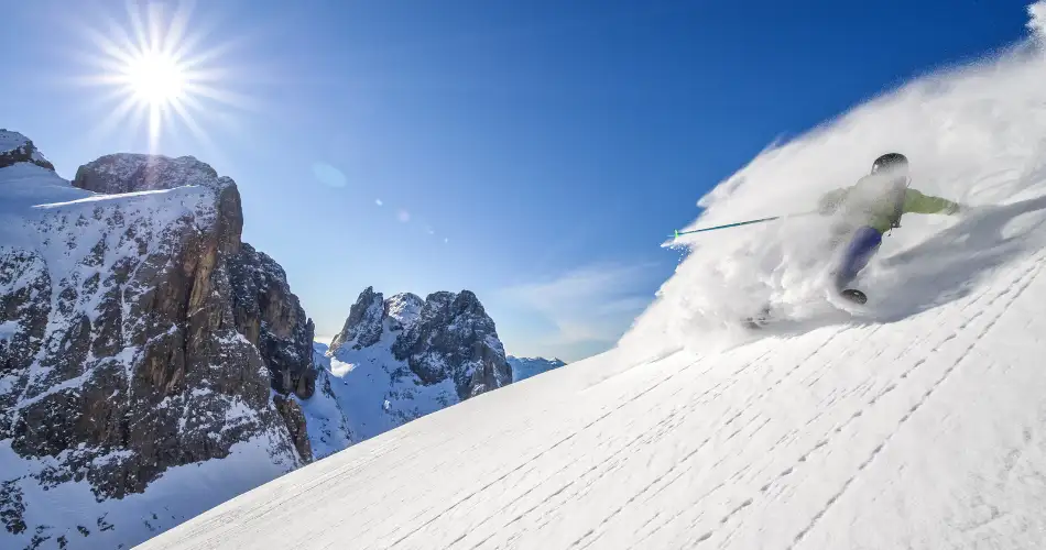 Ski no norte da Itália