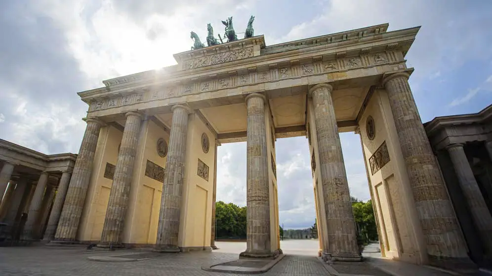 Portão de Brandenburgo em Berlim