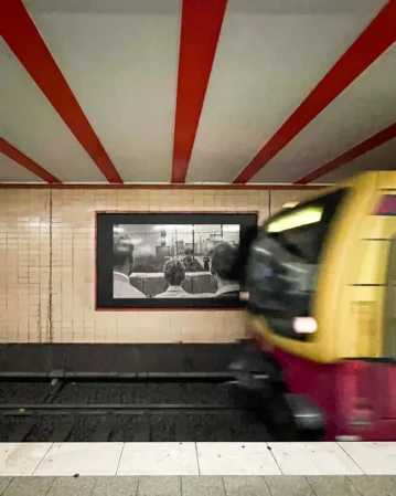 Estação fantasma do metrô de Berlim