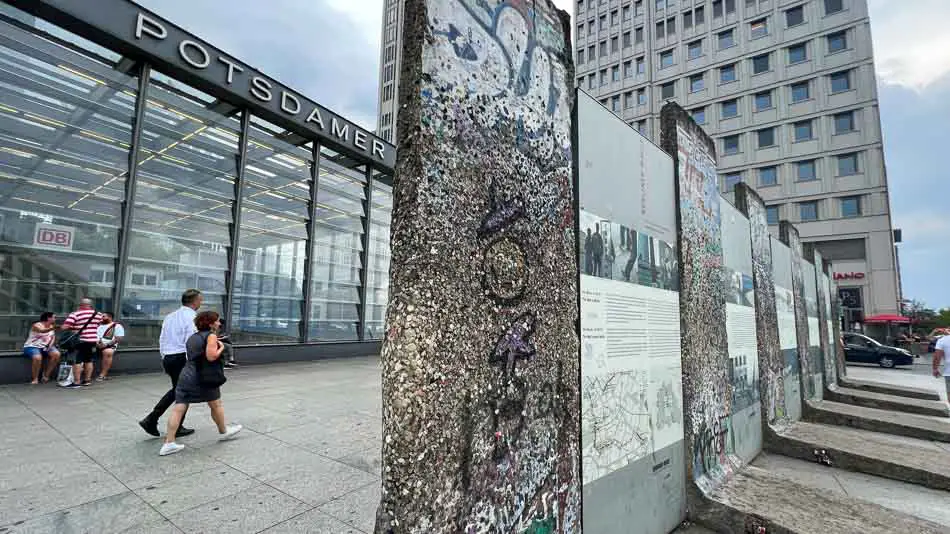 A Potsdamerplatz em Berlim