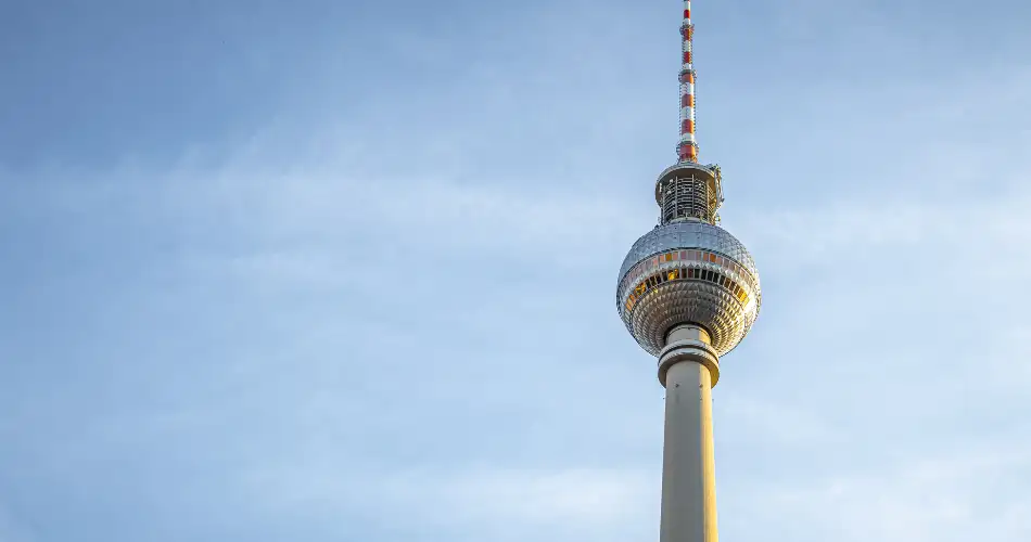 A Torre de TV em Berlim