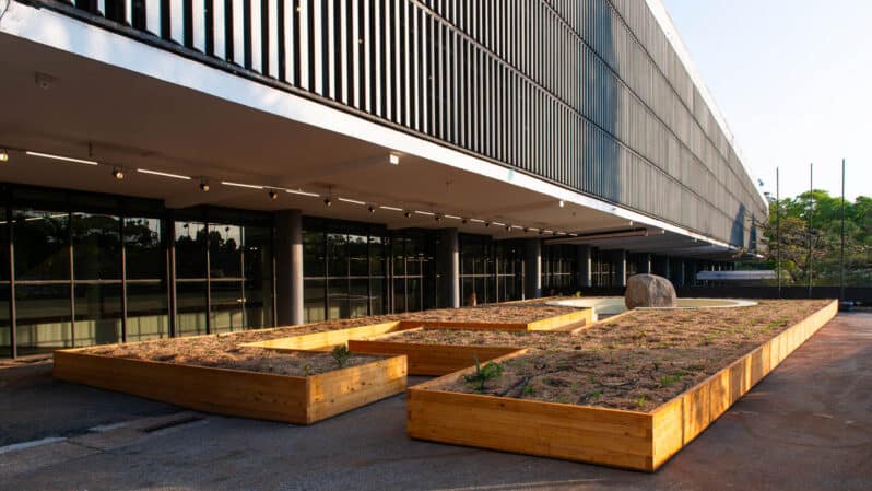 Obra de Denilson Baniwa, na Bienal de São Paulo