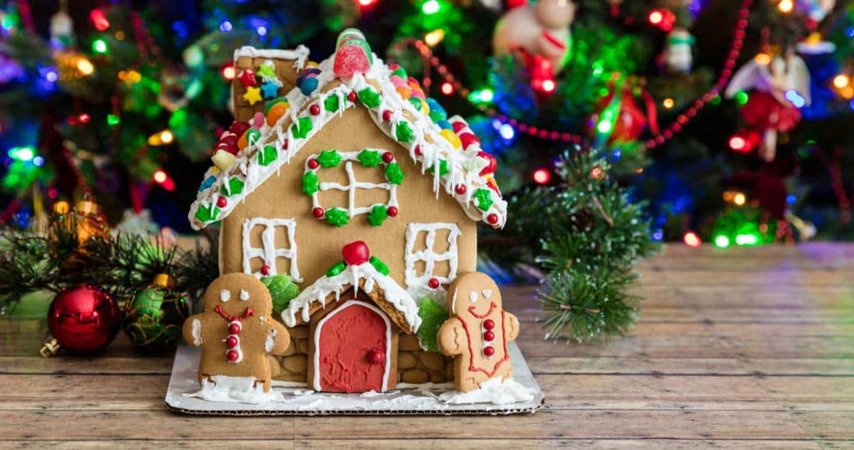 Natal nos EUA: casas de biscoito de gengibre 
