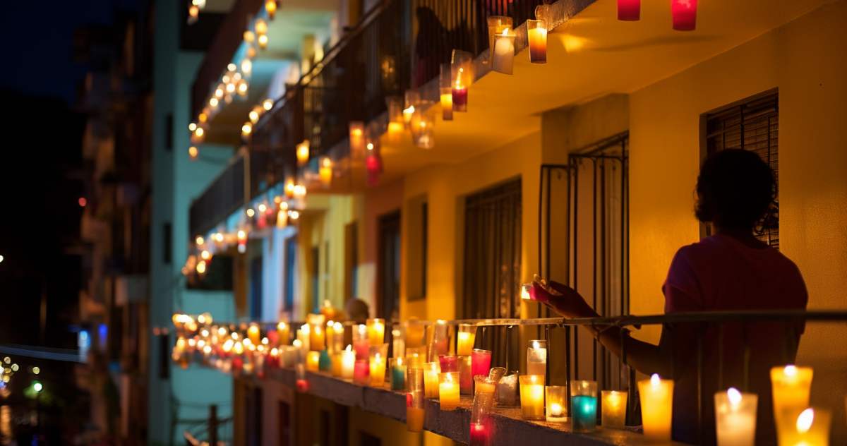 Noche de las velitas na Colômbia: tradição antes do Natal