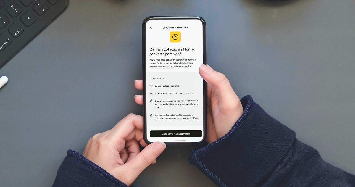 Como funciona a conversão automática Nomad