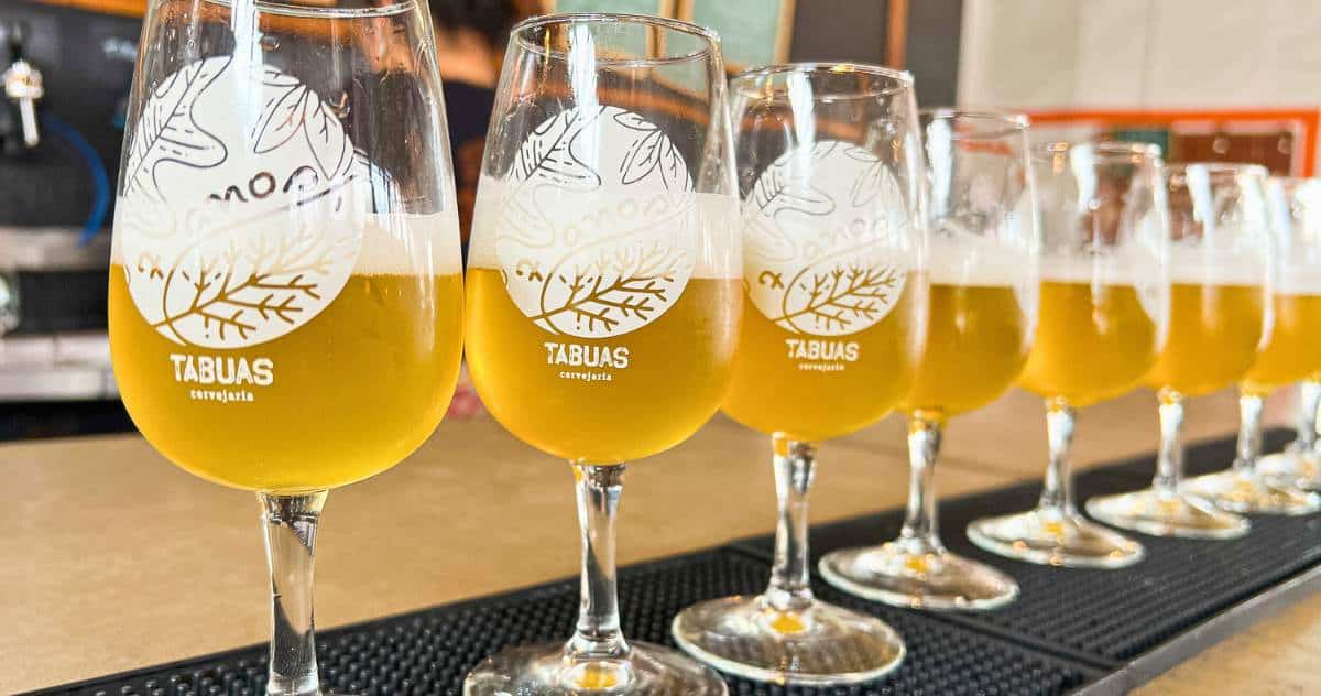 Cervejas da Cervejaria Tábuas, em Barão Geraldo