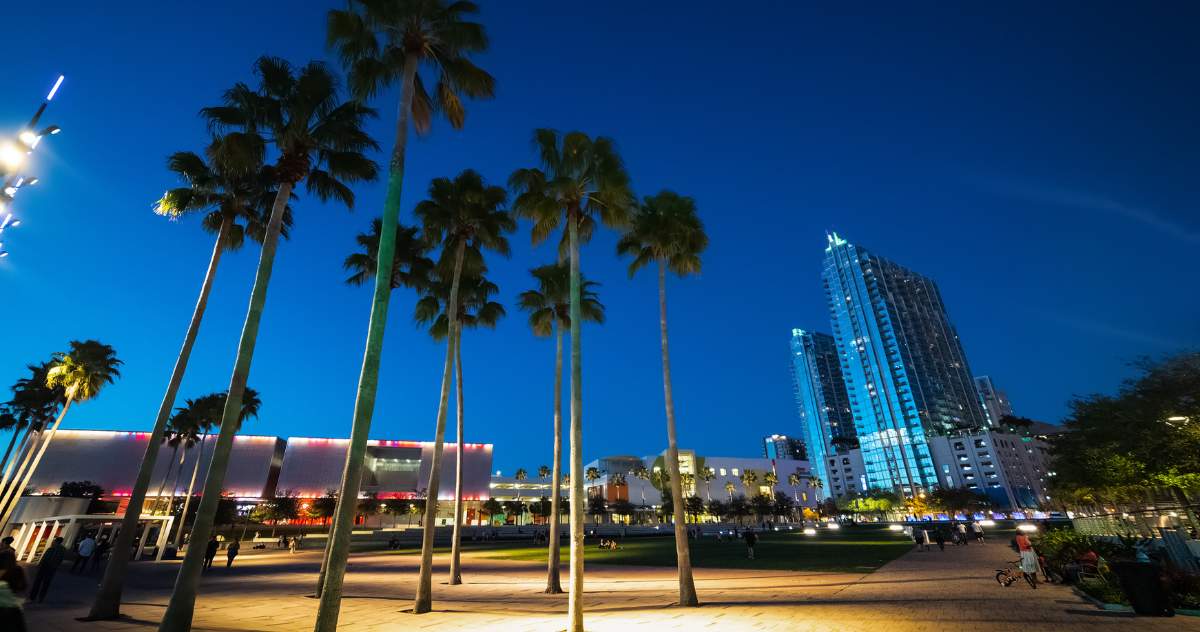 Curtis Hixon Park em Tampa, Flórida