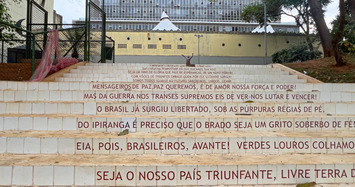 Escadaria da Liberdade em São Paulo
