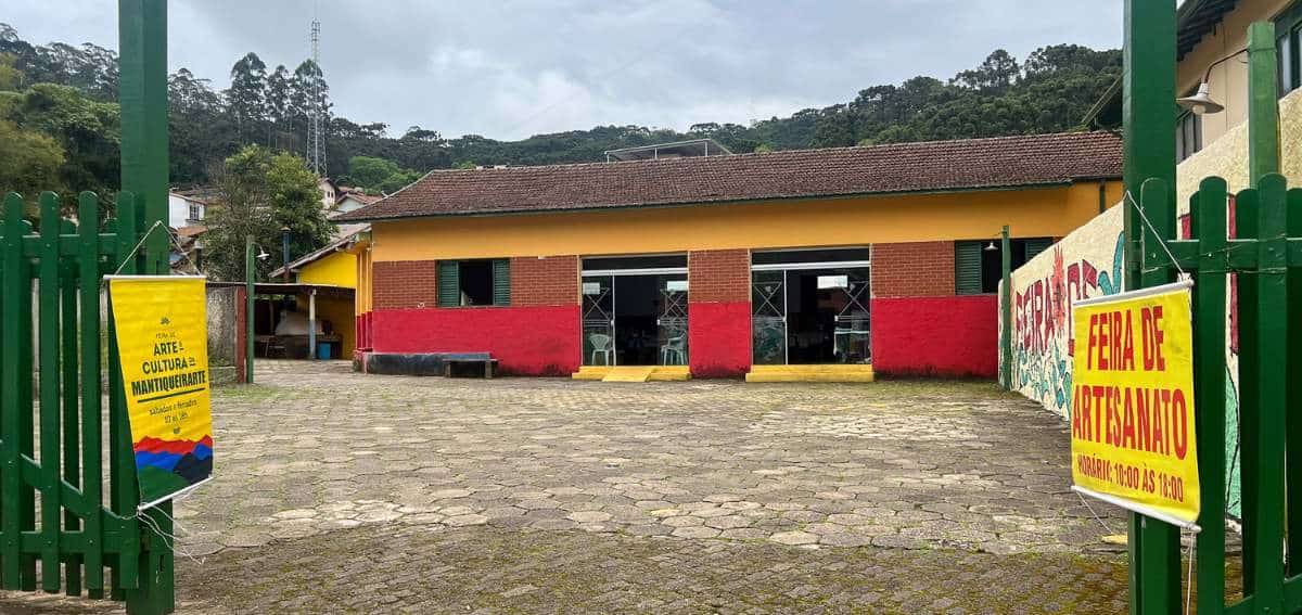 Local onde acontece a Feira de Artesanato de Gonçalves MG