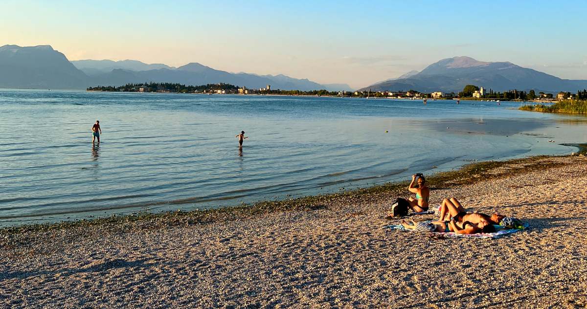 Praia Brema, em Colombare de Sirmione