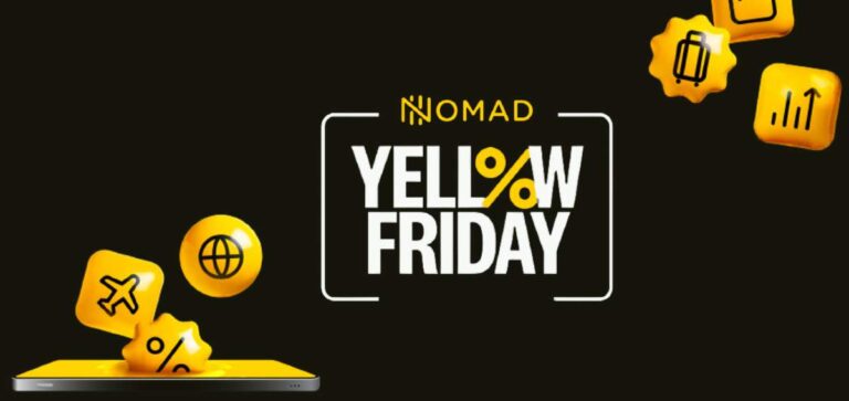 Corre que termina hoje! Yellow Friday da Nomad: ganhe até R$ 500 de desconto na compra de dólares e acesso à sala VIP