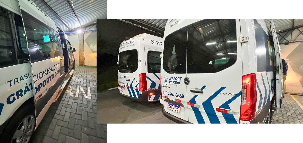 Transfer do Airport Park, melhor estacionamento no aeroporto de Guarulhos