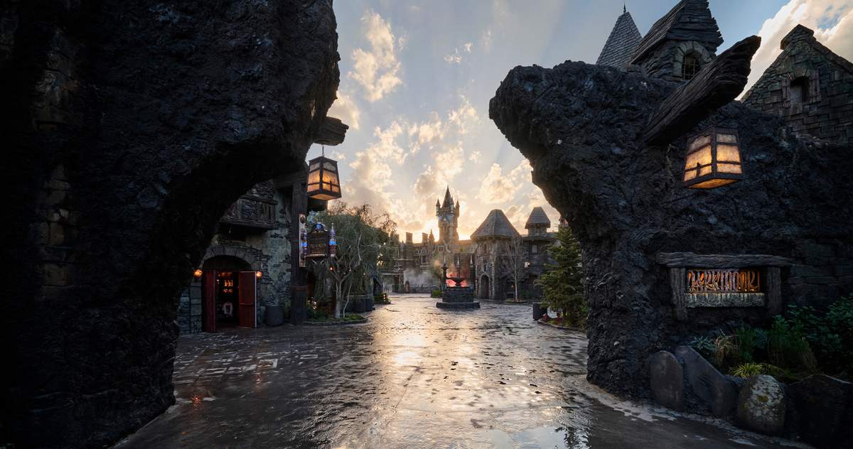 Vila no Dark Universe, área do Universal Epic em Orlando