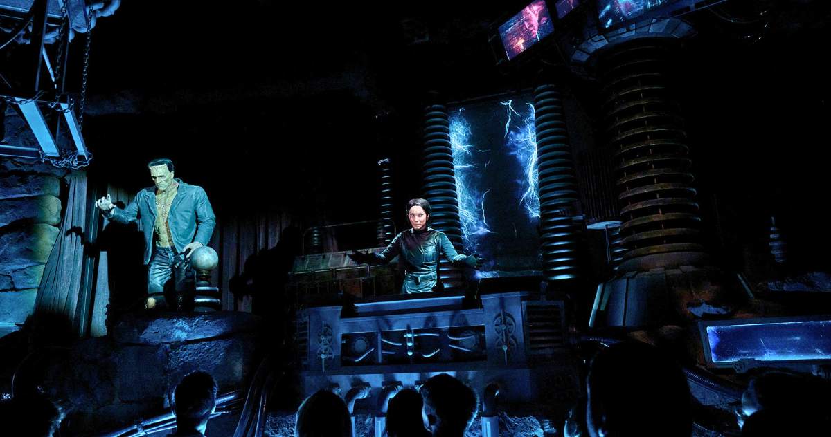 Monsters Unchained: The Frankenstein Experiment, a principal atração do Dark Universe, no parque Epic em Orlando 