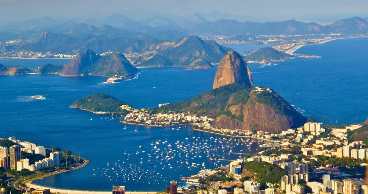 imagem aérea do Rio de Janeiro