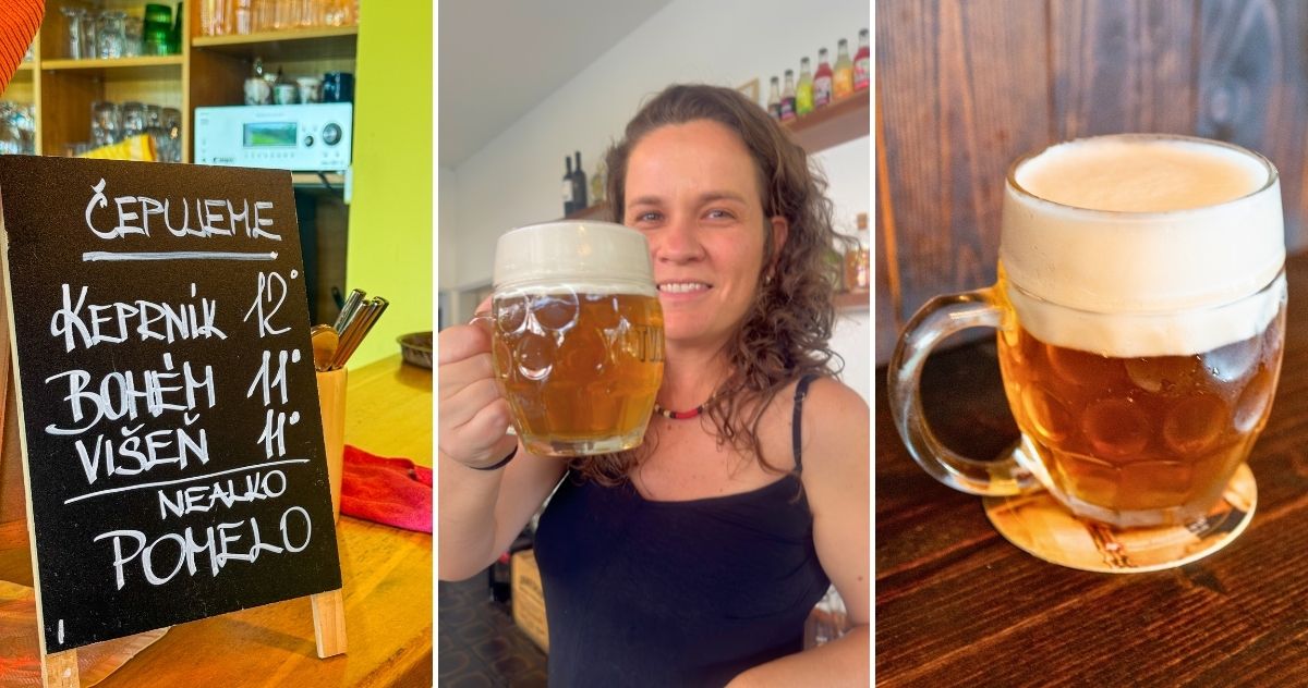Infográfico explicando o significado dos graus 10°, 11° e 12° nas cervejas tchecas