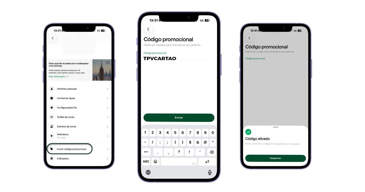 Como ativar cupons de desconto no aplicativo ARQ, antiga DollarApp