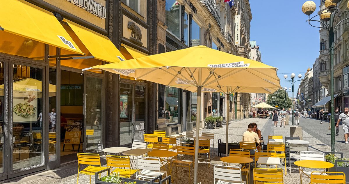Bageterie Boulevard em Praga