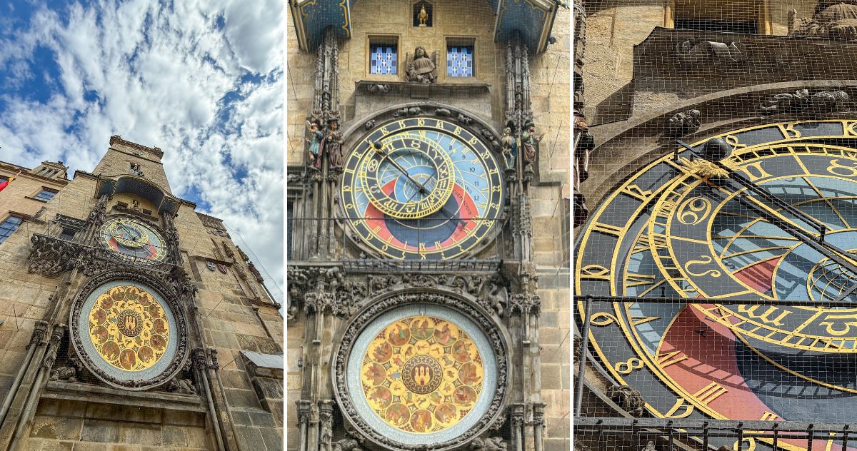 Detalhes do famoso Oroloj em Praga