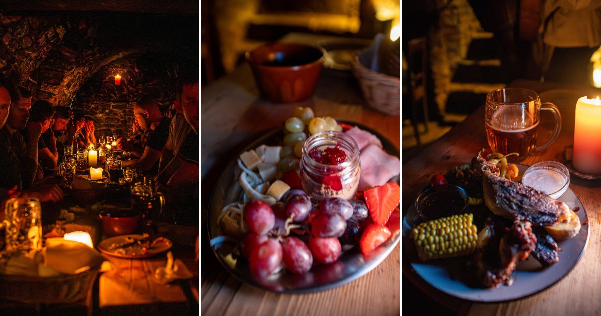 Comida na taverna U Krále Brabantského